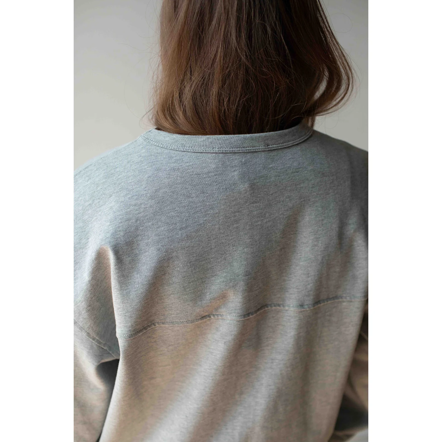 Apiece Apart Boxy Tee in Heathered Grey - Image 10