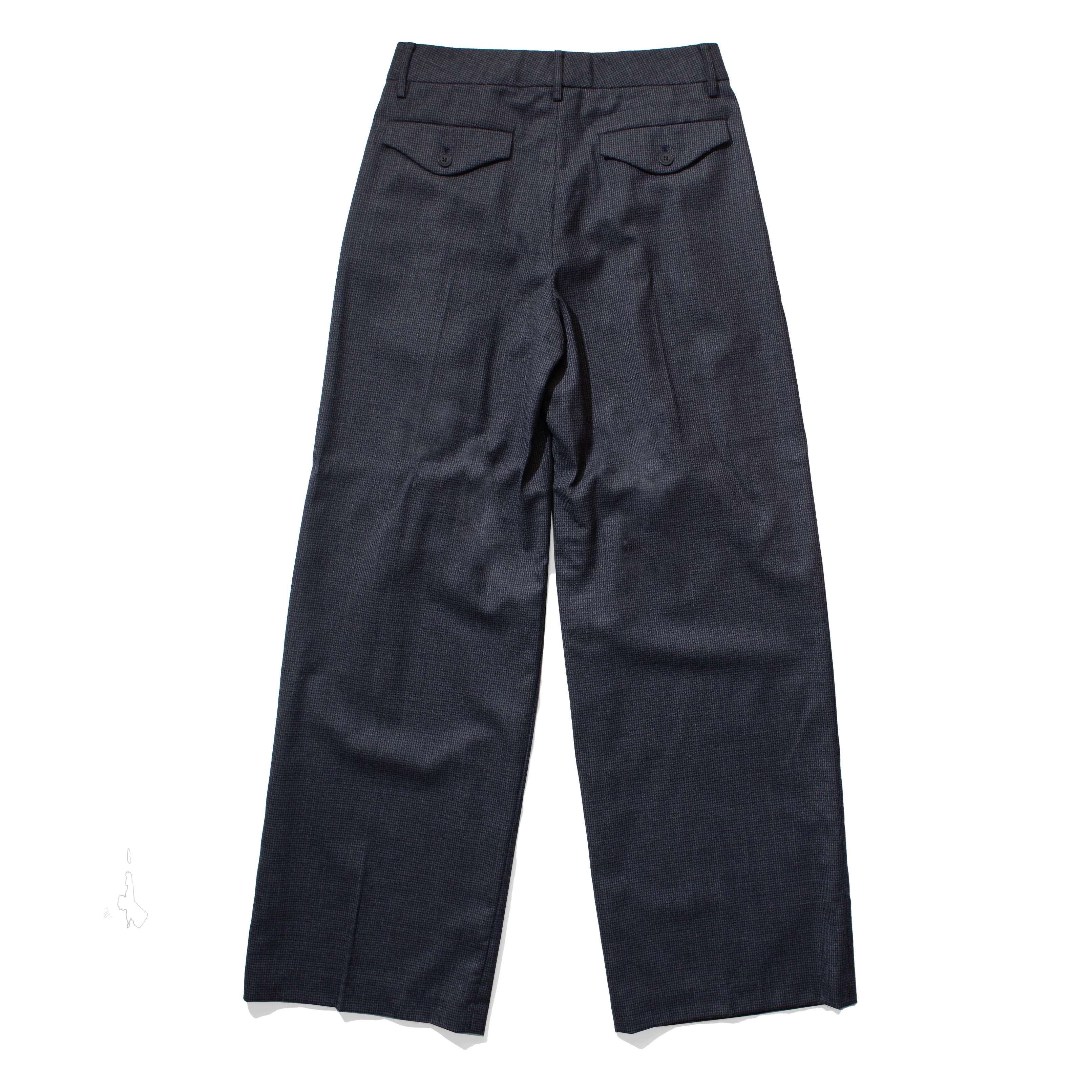 Kallmeyer Roxana Low-Rise Trouser in Navy Houndstooth - Image 3