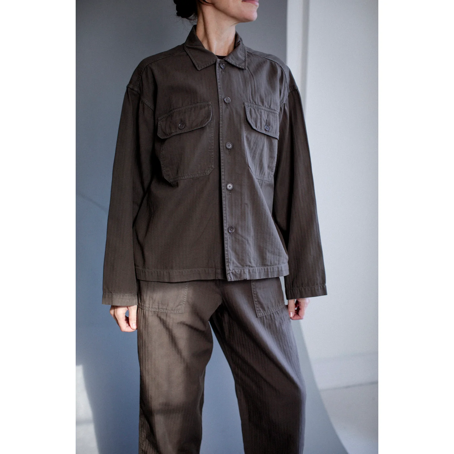 Shaina Mote Highlands Shirt in Ermine - Image 5